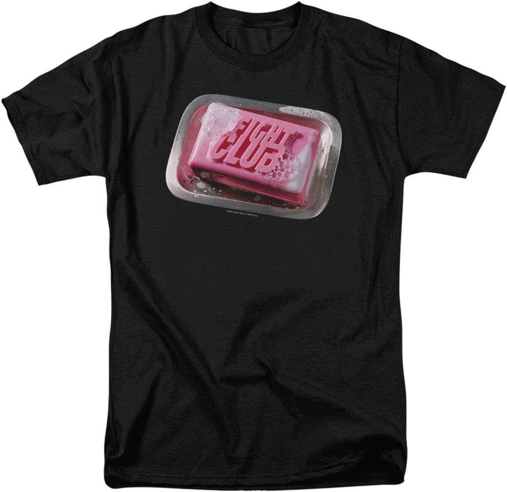 Popfunk Fight Club Movie Soap Logo T Shirt & Stickers (Large) Black