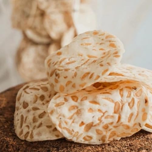 Tempeh Chips  Chips de proteína (Magic masala), 3.53 oz* 5  500 gs- Proteína veganavegana  Sin lácteos y gluten  Apto para intestinos  Alto en fibra