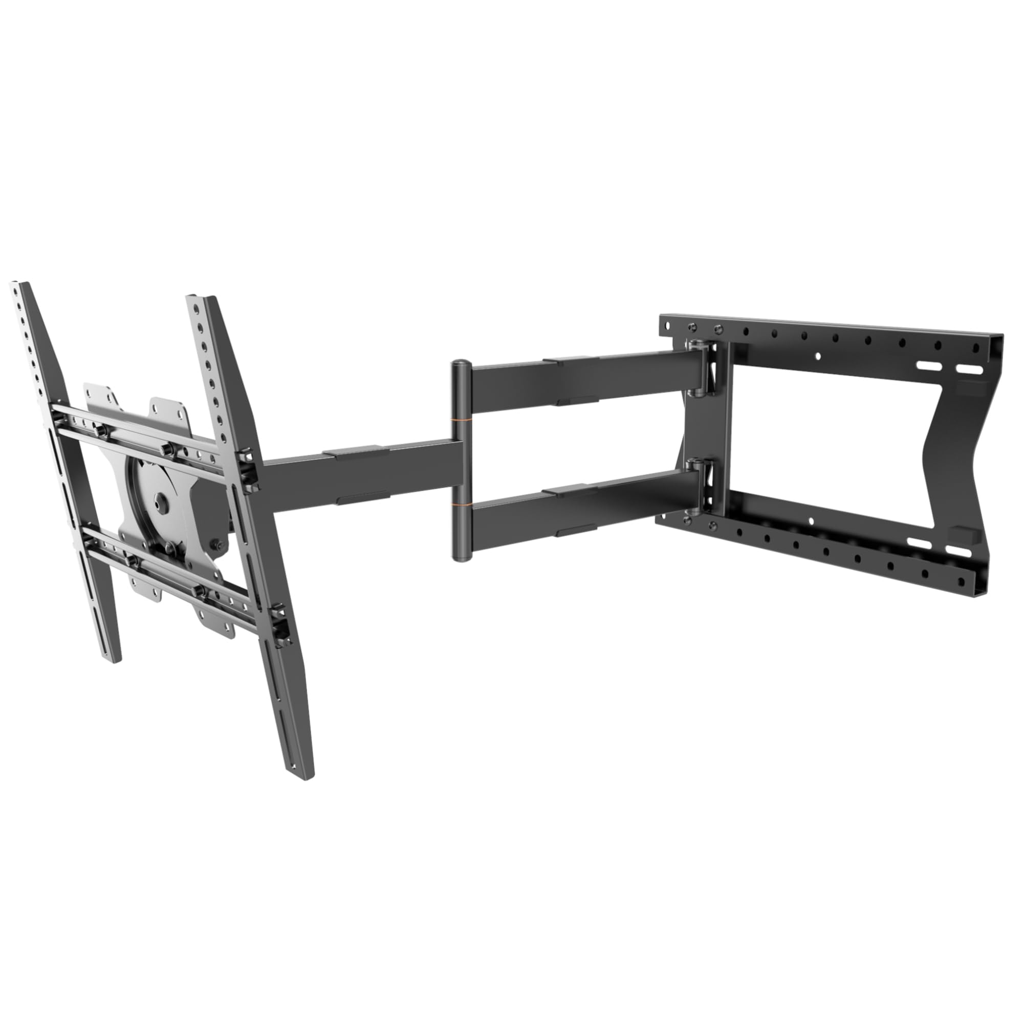 Nanook Long 2080 Langarm TV-Wandhalterung 32-75 Zoll, 80 cm Auszug, 60 kg | Extrem Robuste Konstruktion, Extra-Lange Arme Für Maximalen Schwenkbereich (180°) Und Große Reichweite, Max. VESA 400x400