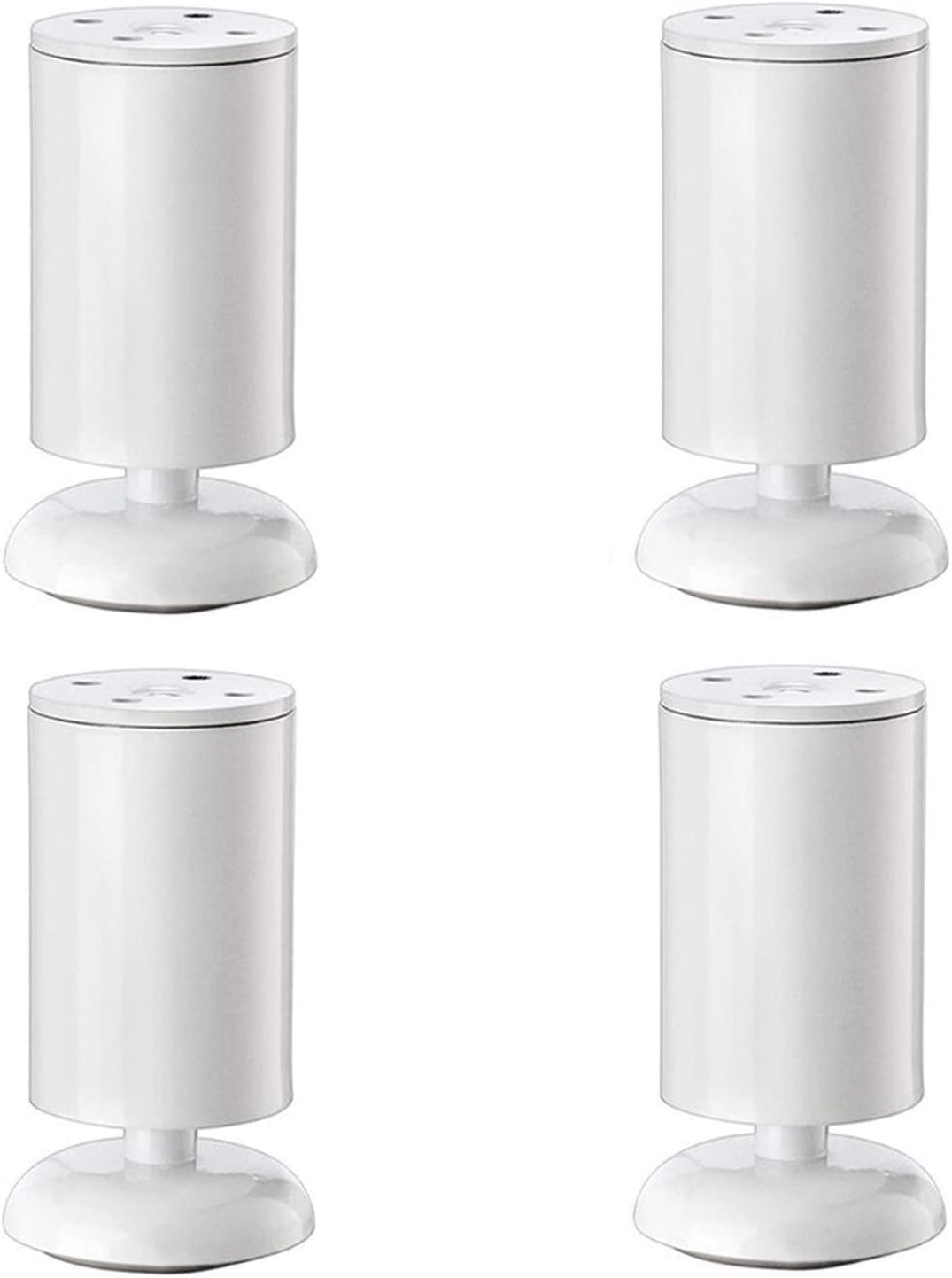 Table Stool Foot Accessories Pack of 4 Adjustable Table Legs 100mm Sofa Legs, TV Cabinet Feet Legs Kitchen Adjustable Feet for Cabinet Couch Sofa Chair.
