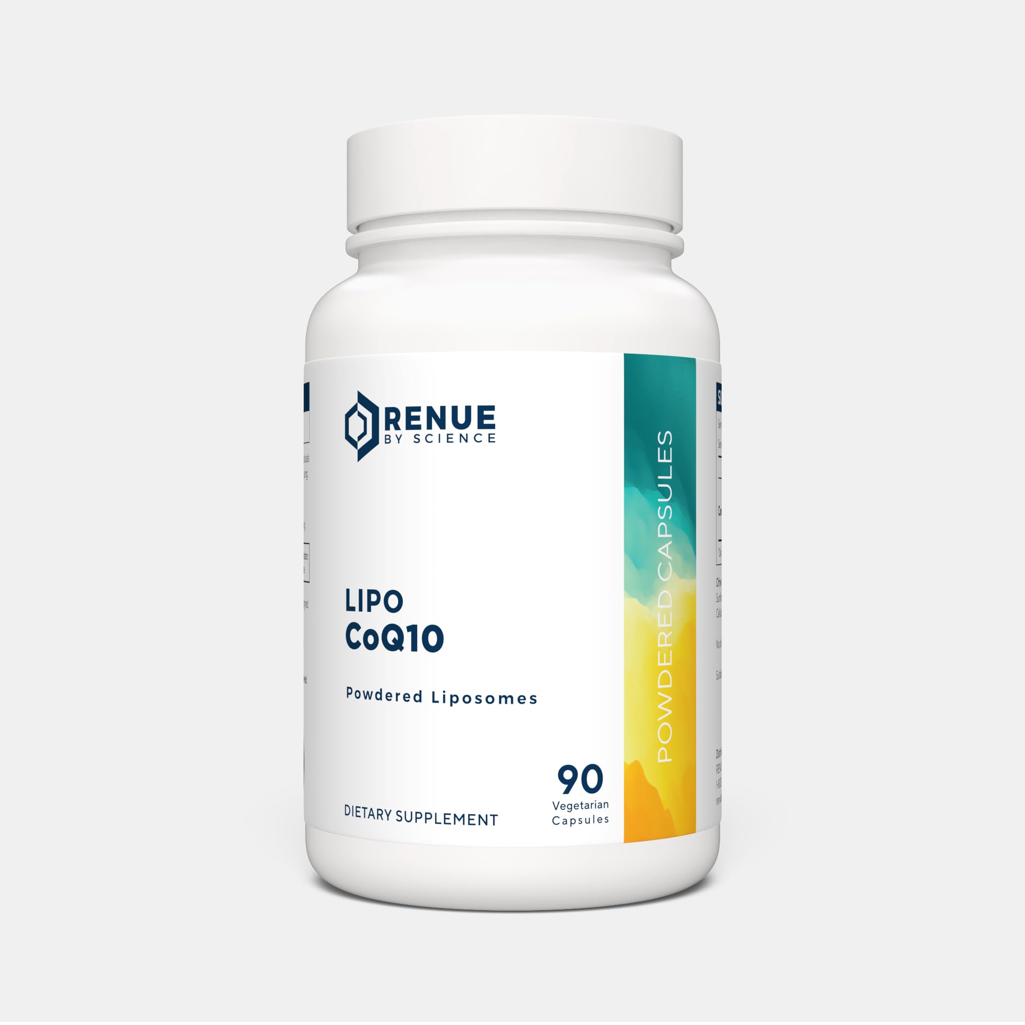 Renue By Science CoQ10 - Coenzyme Q10 as Ubiquinol CoQ10 | High Strength Liposomal CoQ10 200mg Supplement | 90 Co Q10 Capsules | Non-GMO & Allergen Free | Made in the USA Third-Party Tested