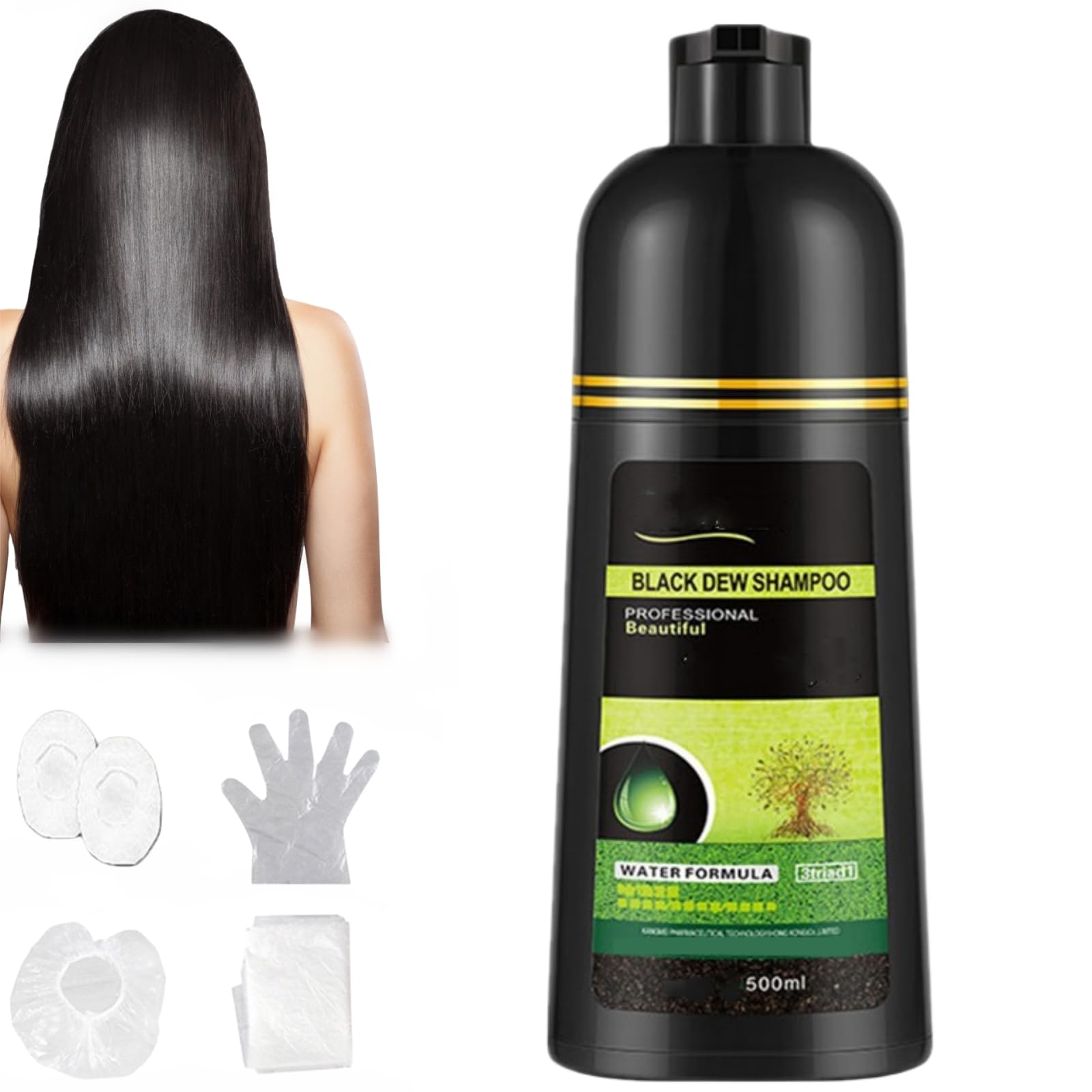 Amazon.com : Kunnozz Black Dew Shampoo, 3-In-1, Herbal Hair Dye