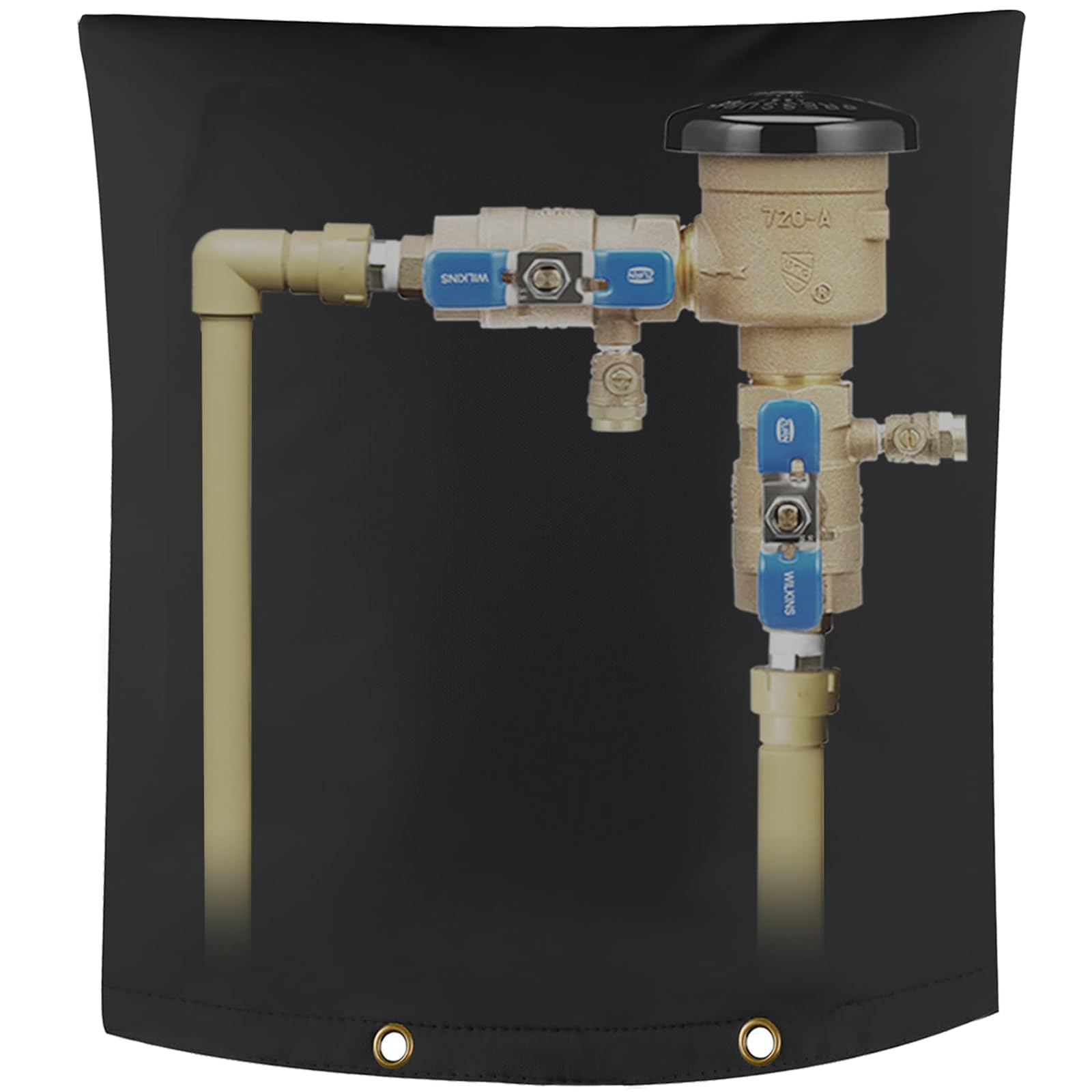 16W×20H Inch Backflow Preventer Insulation Cover - Sprinkler Covers for Outside - Winter Water Well Pump Covers Sprinkler Valve Cover Insulated - Protects from Severe Snow and Intense Sun