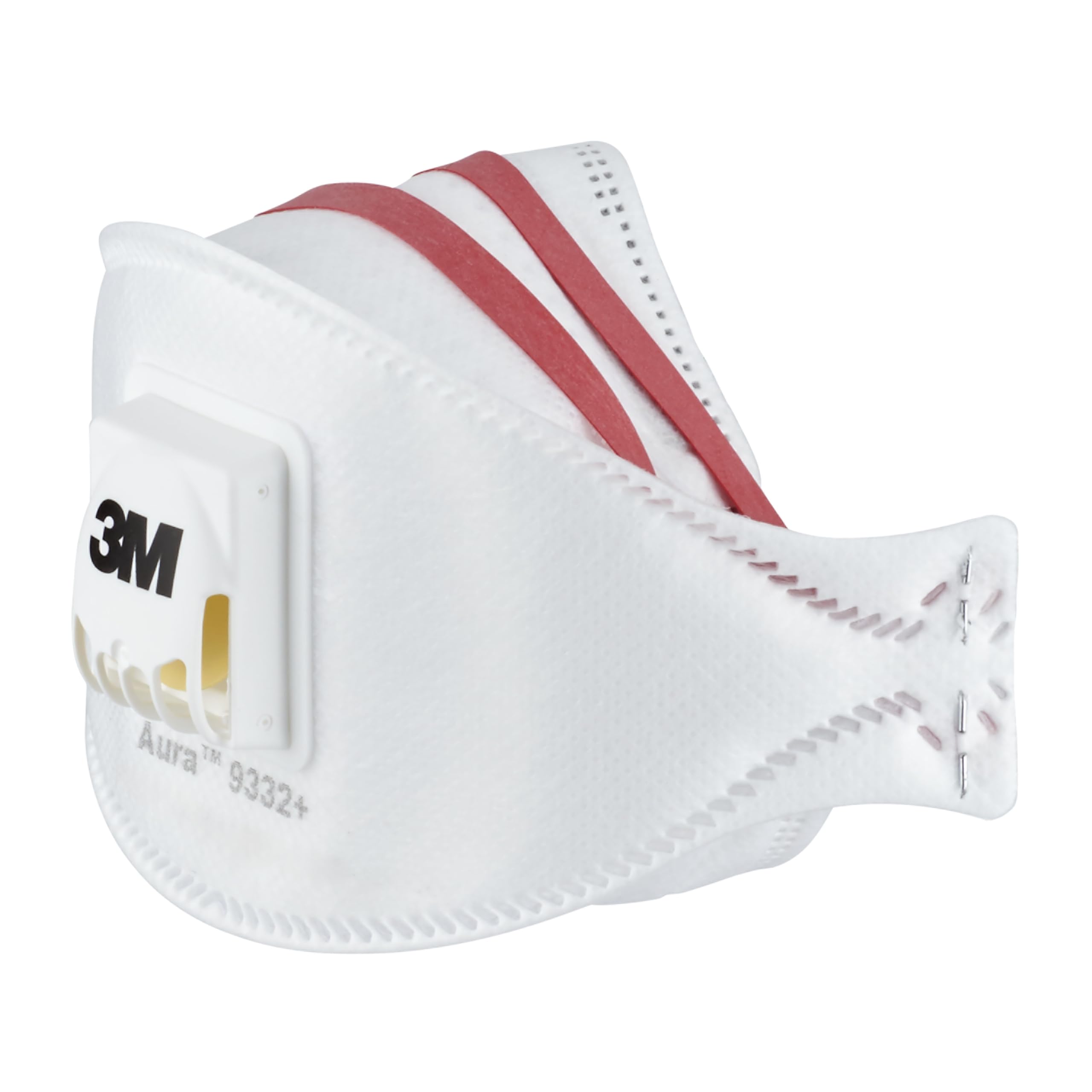 3M 9332+ Flat Fold Particulate Respirator - White - Image 2