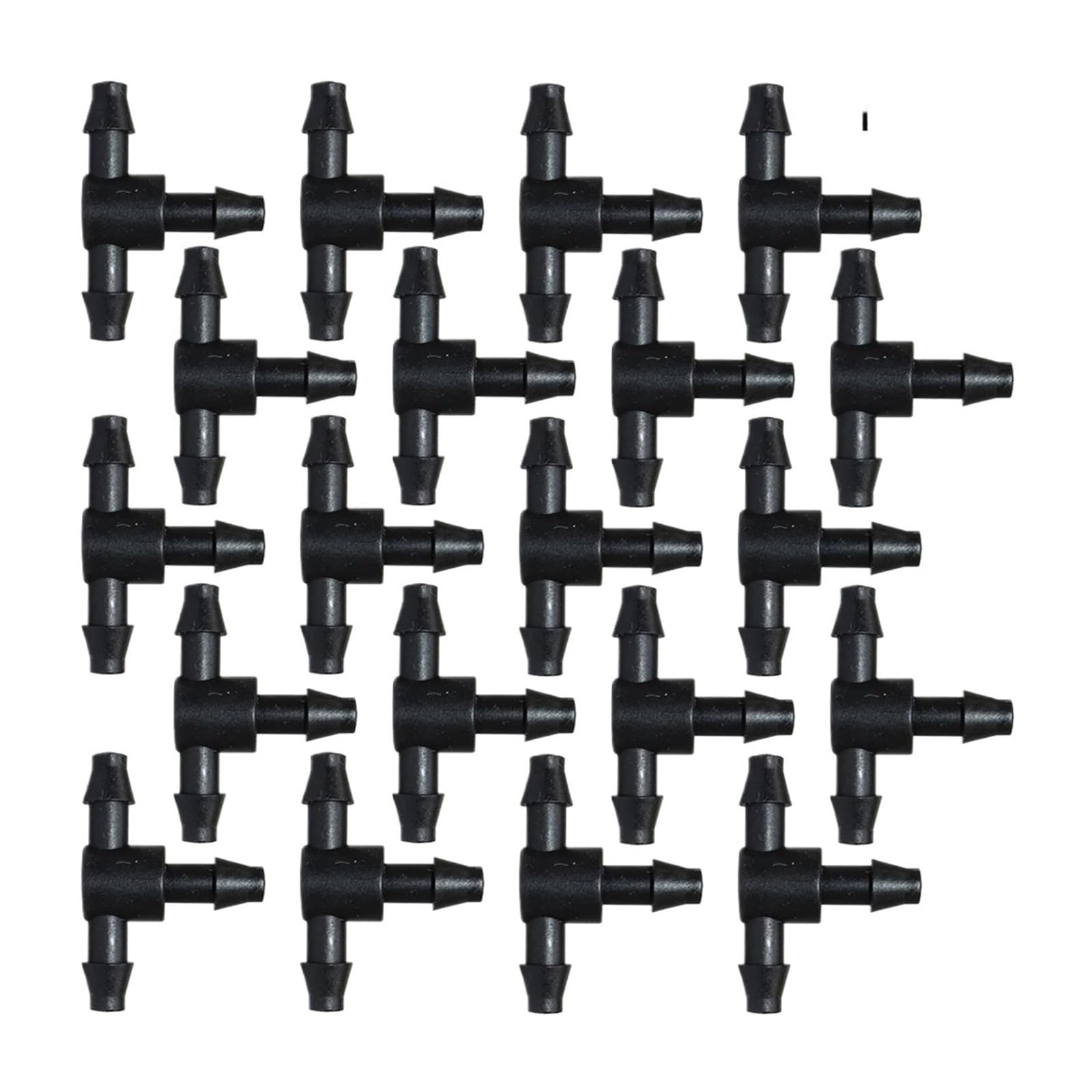 10-1000 pezzi Connettore for irrigazione a goccia da giardino for tubi 1/4'' Accessori for flessibili Giunti a T con spina a croce Adattatori for spine inglesi(K,1000PCS)