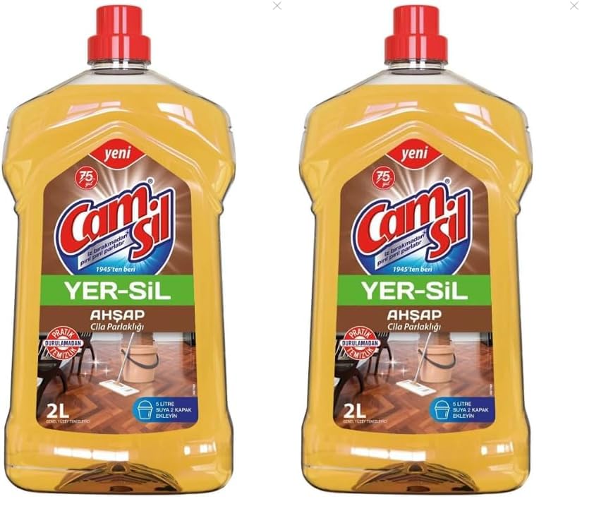CAMSİL Yer-Sil Ahşap 2 L Dökme 2li paket