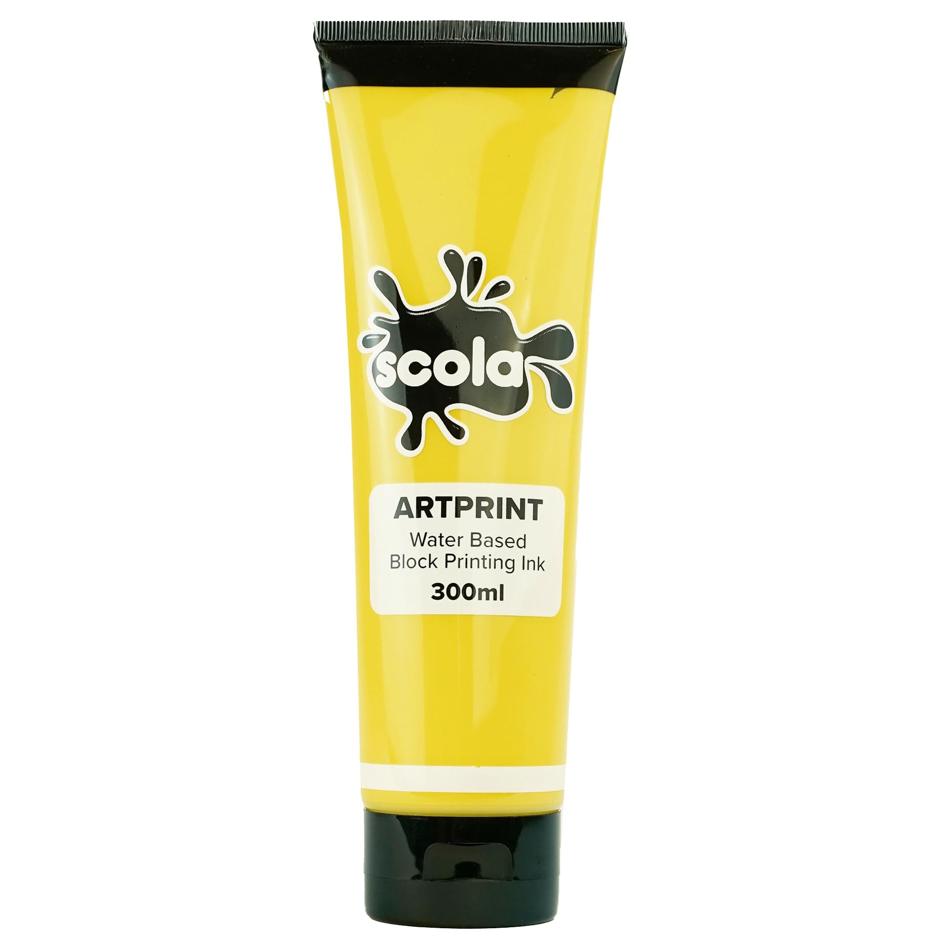 1 x 300ml Scola Water Based Lino Craft Block Printing Ink Brilliant Yellow