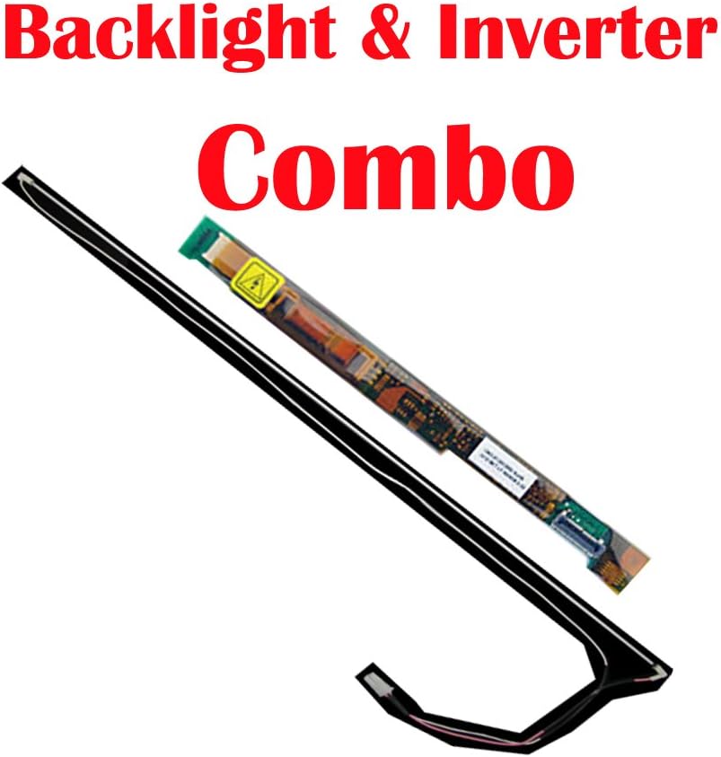 15.4" WXGA/WXGA+/WUXGA LCD Inverter Board and CCFL Backlight with Wire Harness Combo for Dell Laptop/Notebook Inspiron 1501 1520 1521 1525 1526 6400 E1505 Latitude 131L D531 D820 D830 Precision M4300 M4400 M65 M70 Vostro 1000 1500 XPS M1530