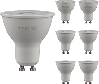 GU10 LED Bulbs Dimmable 7W (50W Equivalent) 4000K Cool White 6-Pack PAR16 Spotlight