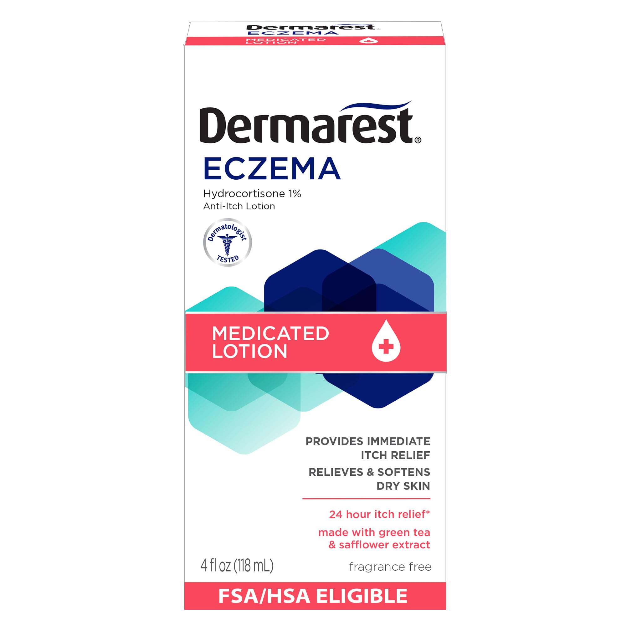 Dermarest Eczema Medicated Lotion | Dermatologist Tested | 4 FL OZ