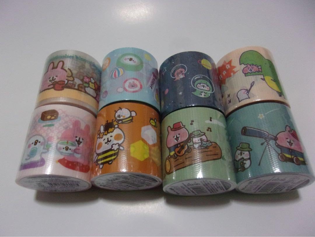 Amazon.co.jp: カナヘイの小動物 ピスケ&うさぎ 養生テープ 8個 : 産業