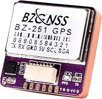 Vista 1 de BZGNSS BZ-251 FPV Módulo GPS - Dual Protocolo M10 Drone GPS para RC FPV Drone Racing de ala fija de largo alcance compatible con controlador