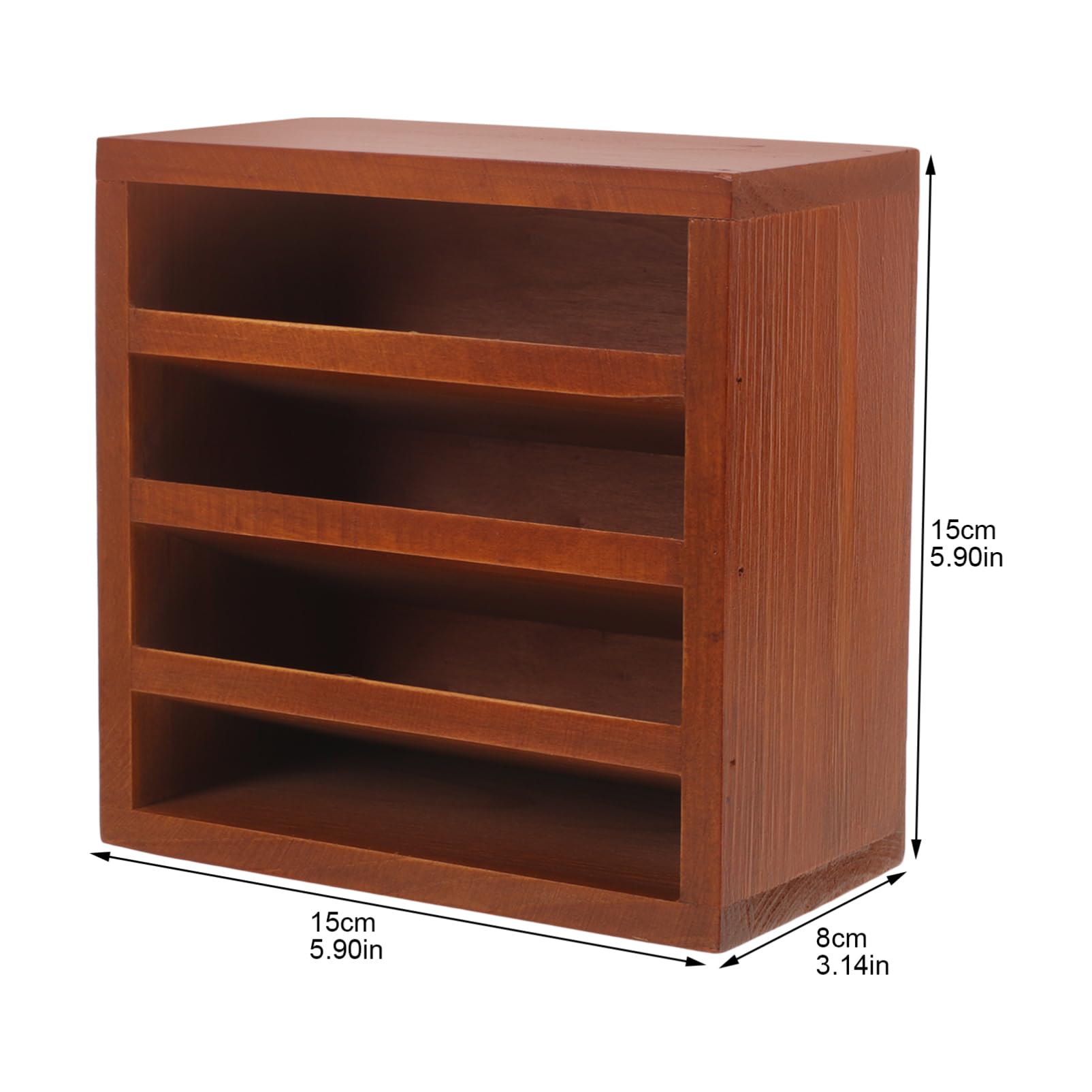 Cabilock Espositore Per Rossetto E Organizer Per Trucco in Legno Da 3 Pezzi Supporto Per Unghie E Porta Rossetto.