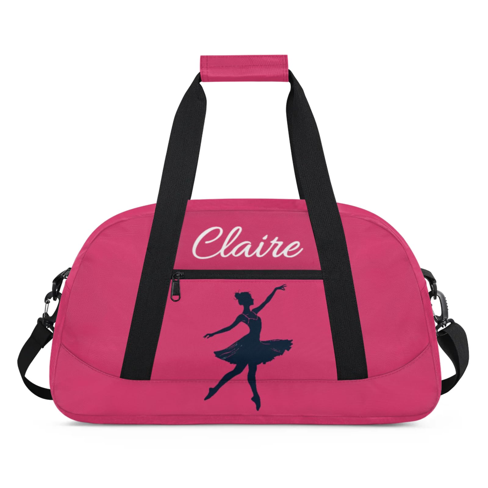 Dance Duffle-Bag for Teens Girls,Custom Ballet-Bag for Dancer,Carry-on Lightweight for Travel-Duffle,Overnight,Workout Elegant Grace Ballet