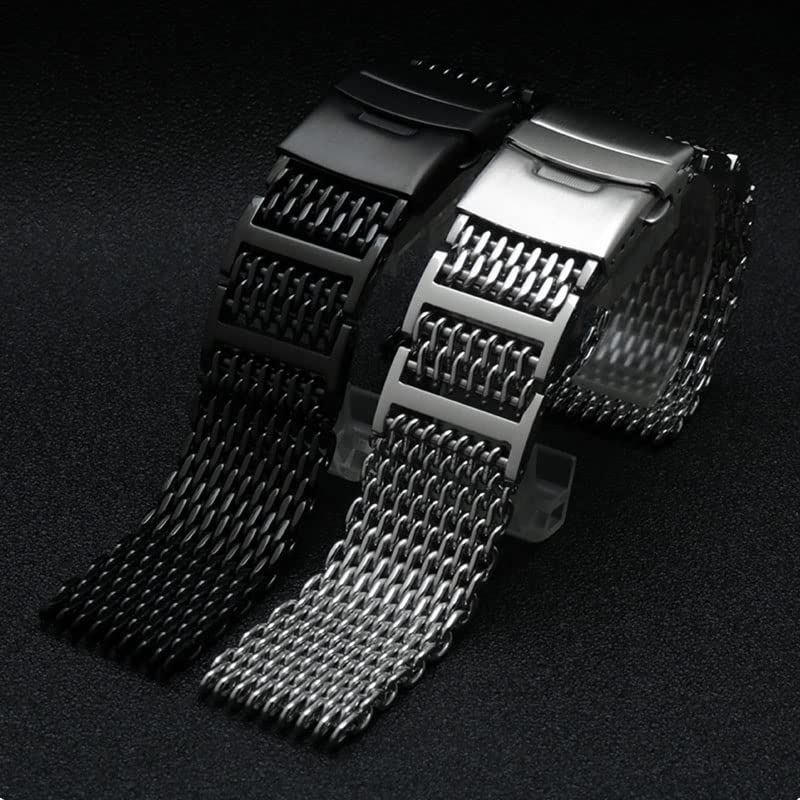 Bracelet montre acier inoxydable 20mm 22mm résistant eau transpiration - 3