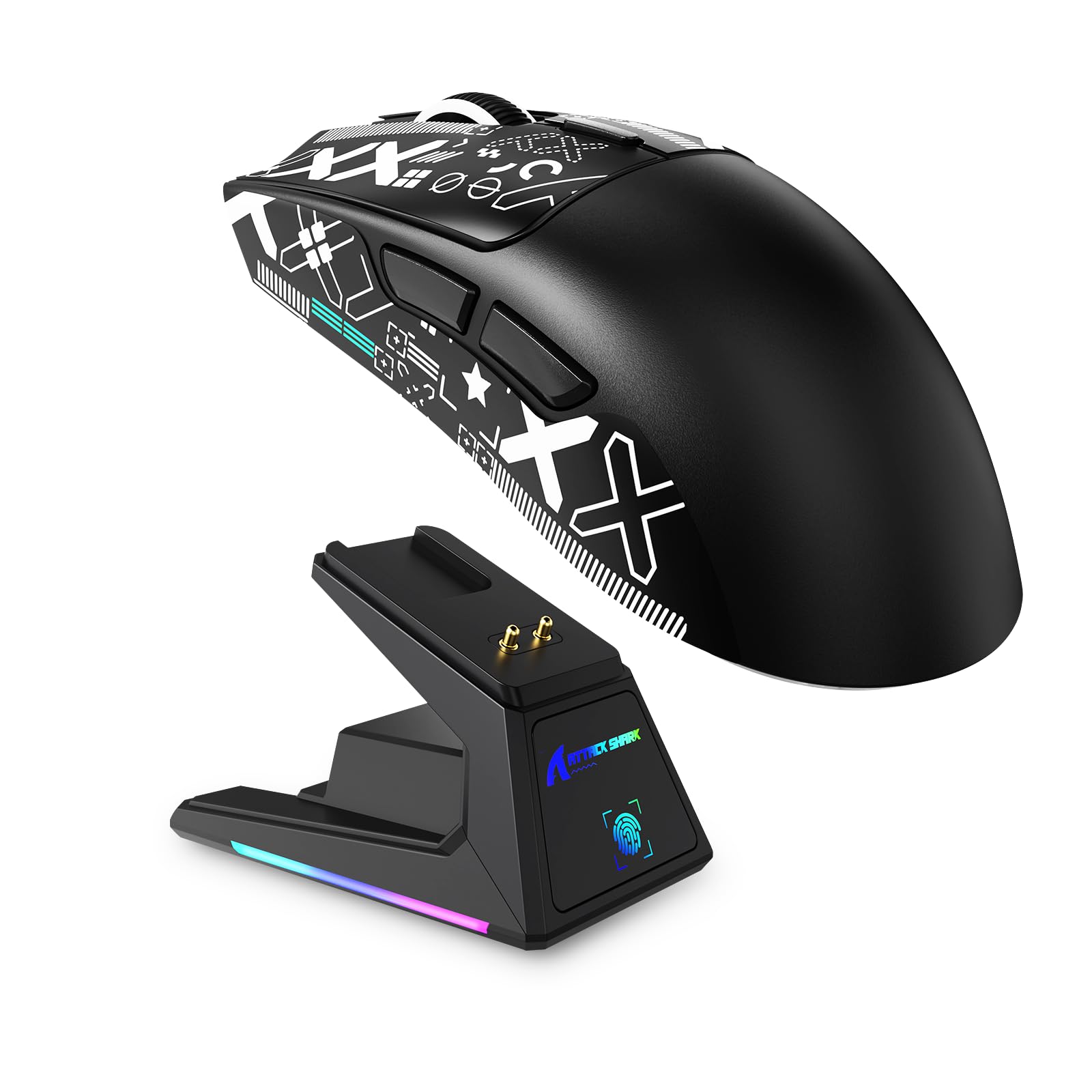Amazon | X1 超軽量ワイヤレスゲーミングマウス RGB磁気充電ドック付き