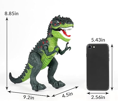 Miniatura 6 de Juguetes de dinosaurio con control remoto para niños de 3-5, 8-12, regalos interactivos de dinosaurios para niños y niñas de 4, 6, 7, 9, 10, 11,