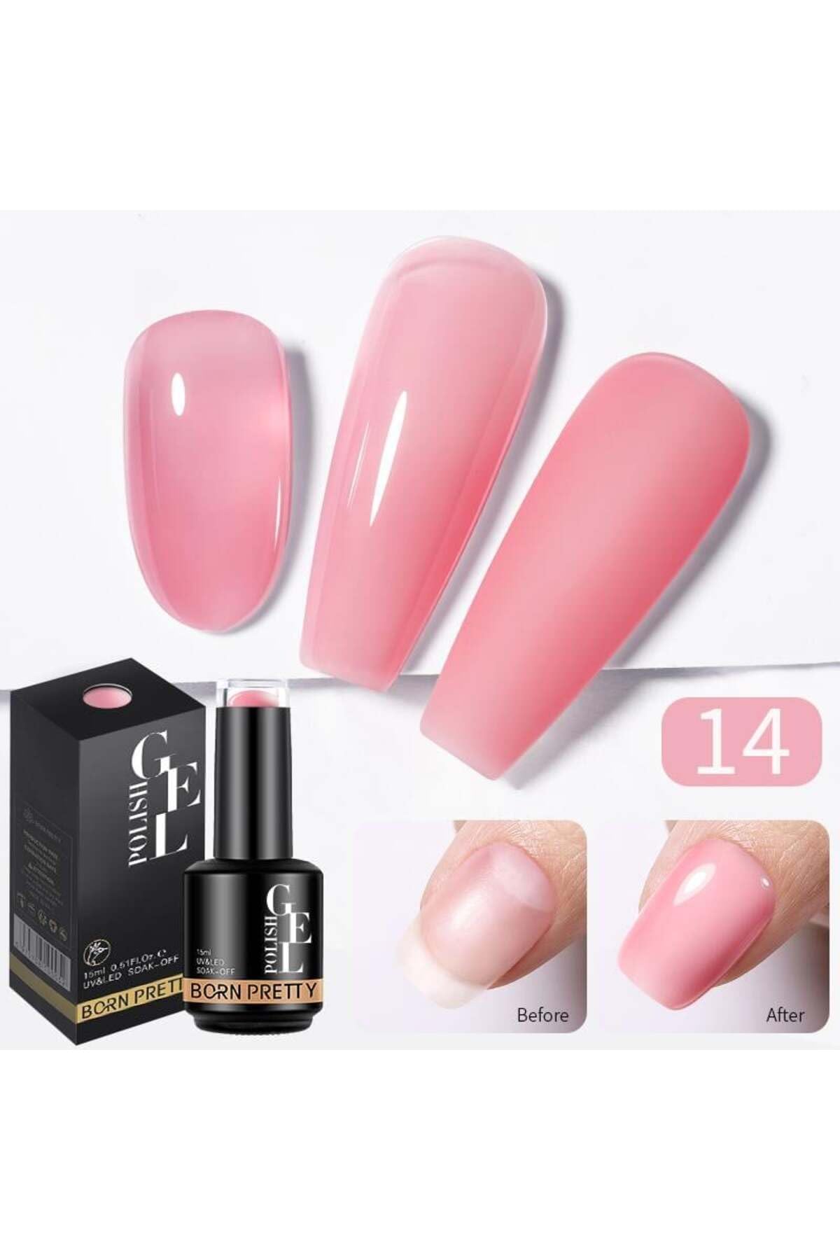 Born Pretty Rubber Base Jel 14 (56595-14) 3746