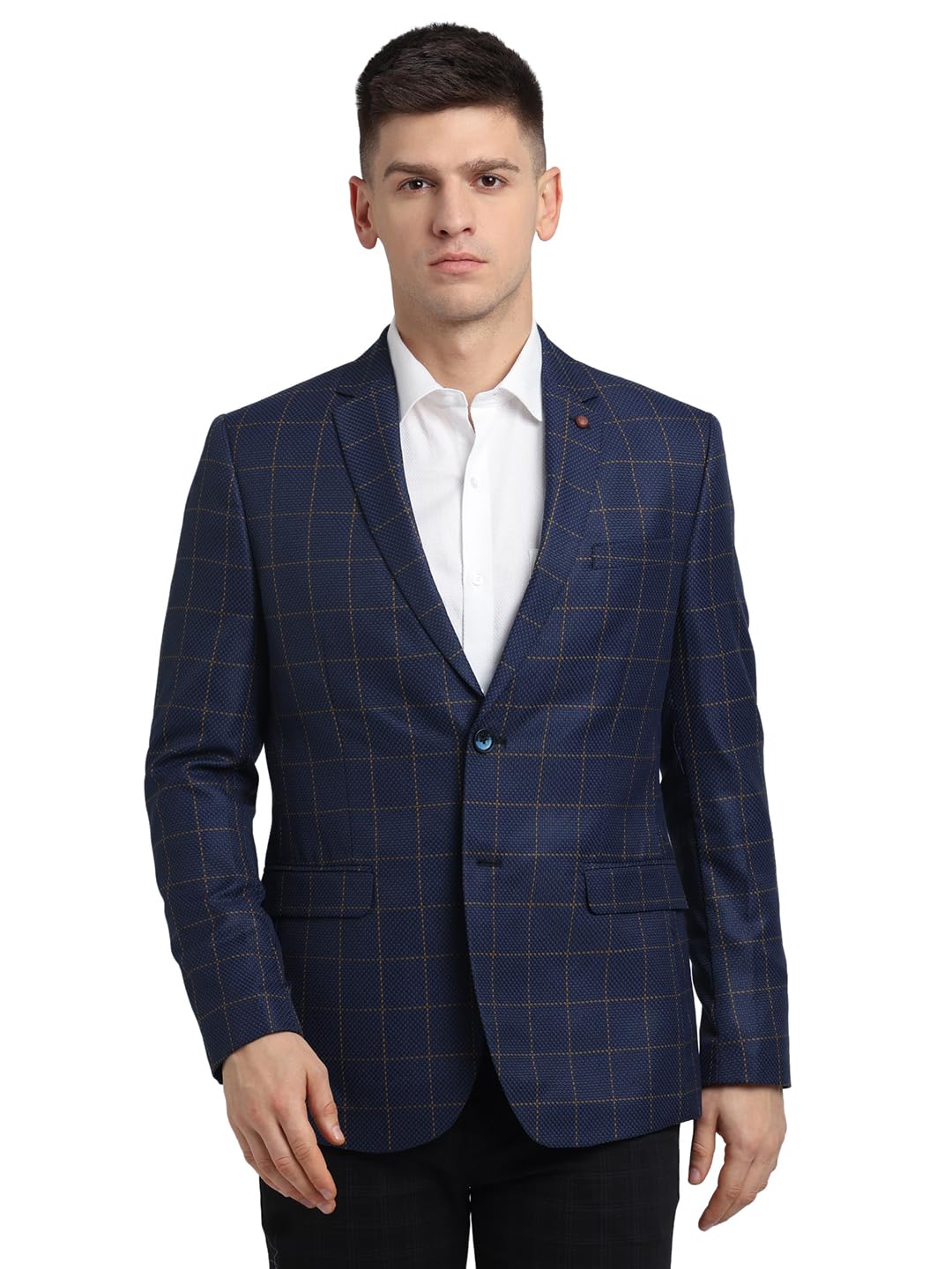 turtle Men’s Cotton Stretch Dobby Structured Casual Blazer | Tailored Fit | Lightweight Smart Casual Blazer for Office-picture-28
