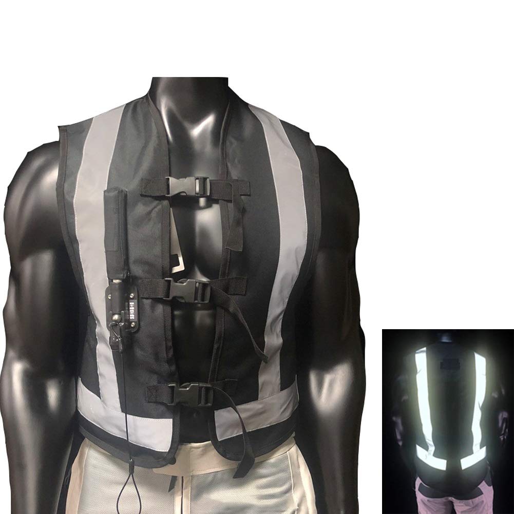 Chaleco protector de airbag de motocicleta para hombre
