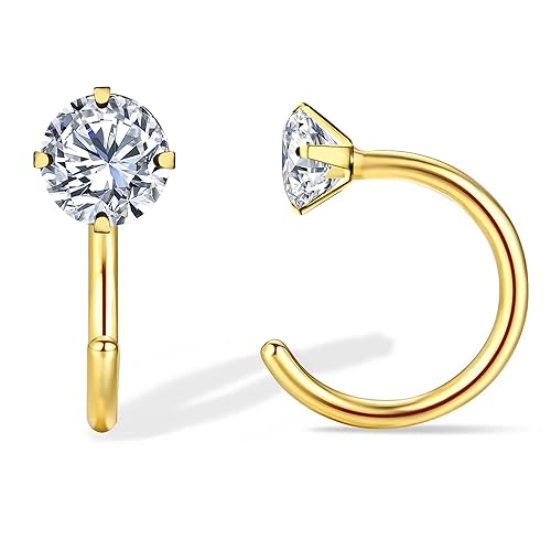 Sereney Half Hoop Earrings for Women 14k Gold Filled Sterling Silver Huggie Earrings,Hypoallergenic small gold stud earrings for girls,Huggie Hoop