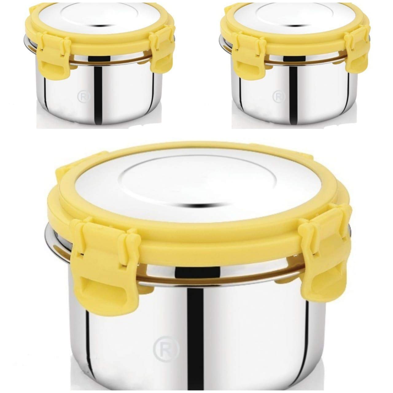 See full amazon price history chart for Va Sun Stainless Steel Mirror Polish Leak Proof and Air Tight Lunch Box/Kitchen Storage Container (Set of 3, 500 ml Each) Va Sun Stainless Steel Mirror Polish Leak Proof and Air Tight Lunch Box/Kitchen Storage Container (Set of 3, 500 ml Each) (B08R42M6MJ) Amazon Price History, Amazon Price Tracker