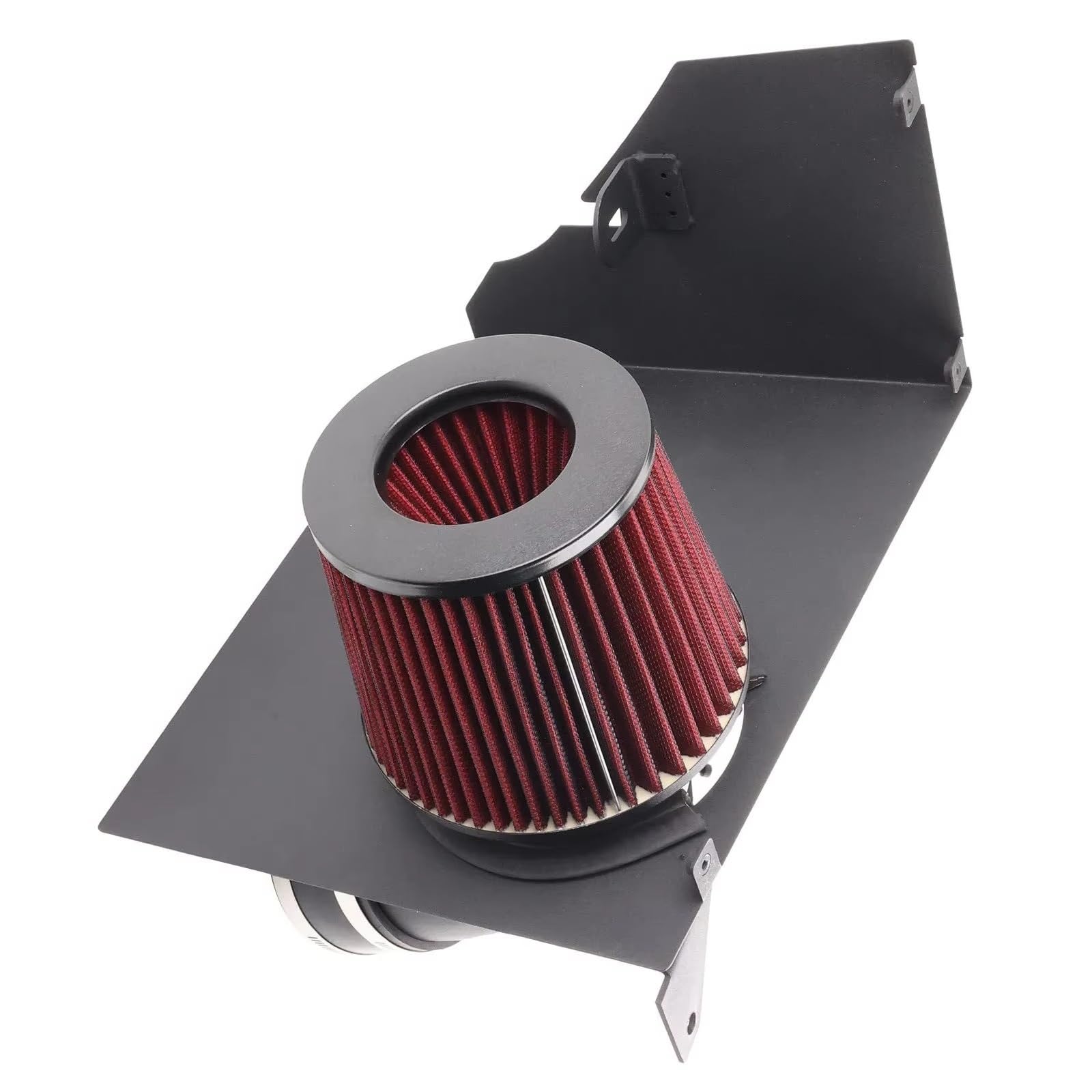 Kompatibel Mit Für M440i G22 G23 Für M240i G42 2022 2023 2024 2025 3.0L B58 4" Hitzeschild Kaltluftansaugrohr Filtersatz Universal Kaltlufteinlass Kit