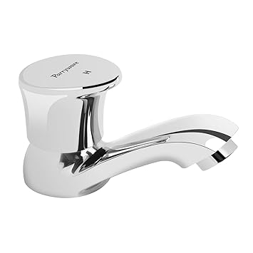 Parryware Droplet Quarter Turn Range with Ceramic Innerhead Pillar Cock (Chrome Finish)