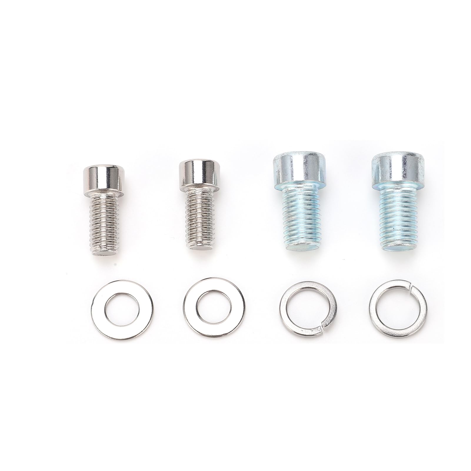 Qiilu Przedłużacze lusterek motocyklowych, 10 mm, 8 mm, adapter do lusterka wstecznego, zestaw przedłużający, stop aluminium do M10 M8, skutera motocyklowego, przedłużony motocykl mi
