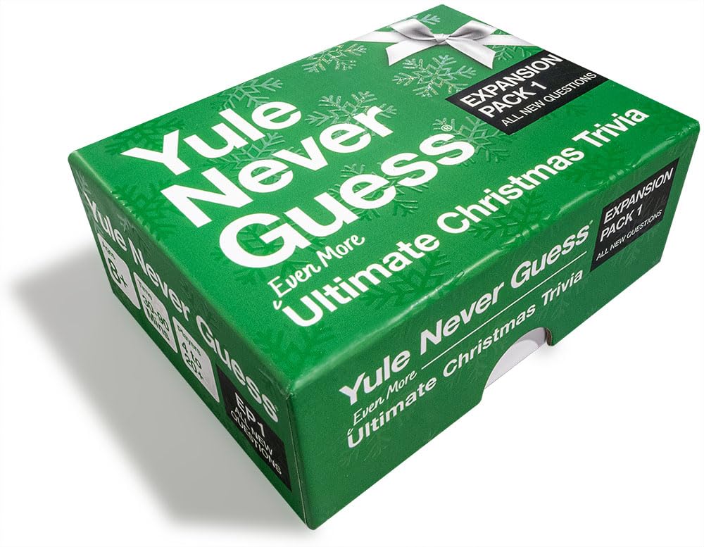 Yule Never Guess Ultimate Christmas Trivia Card Game - Expansion Pack 1-110 Cards - 3 or More Players - Ages 8+ - Image 8