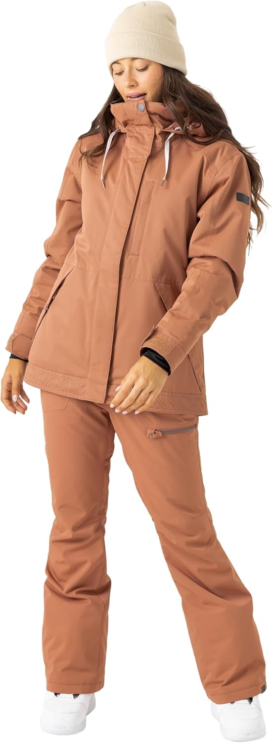 Roxy womens Billie Jacket – 10k Waterproof Snow Jacket, Tailored Fit, Pfas-free, Insulated - Image 3