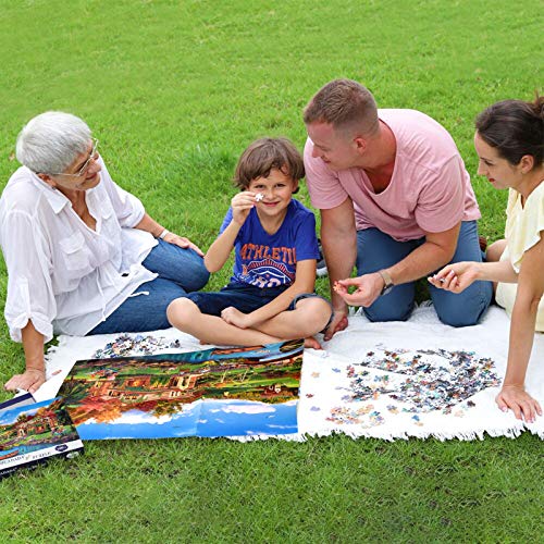 Puzzle 1000 Teile,Puzzle für Erwachsene,Impossible Puzzle, farbenfrohes Legespiel,Erwachsenenpuzzle ab 14 Jahren… – Bild 7