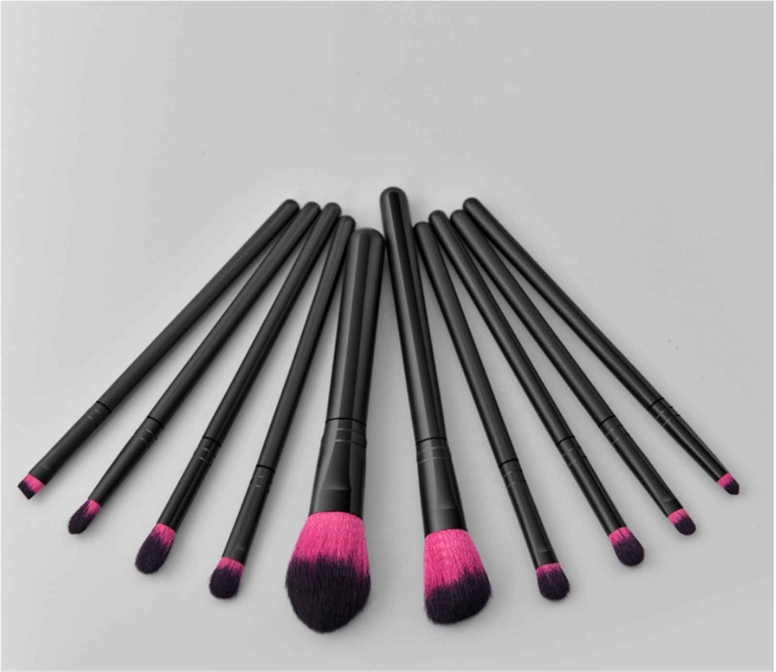 Pinselset Makeup Make-up-Pinsel-Set Schwarz 10-teiliges Pinselset for Concealer, Lidschatten Und Andere Make-up-Pinsel Make Up Pinsel für Buffing