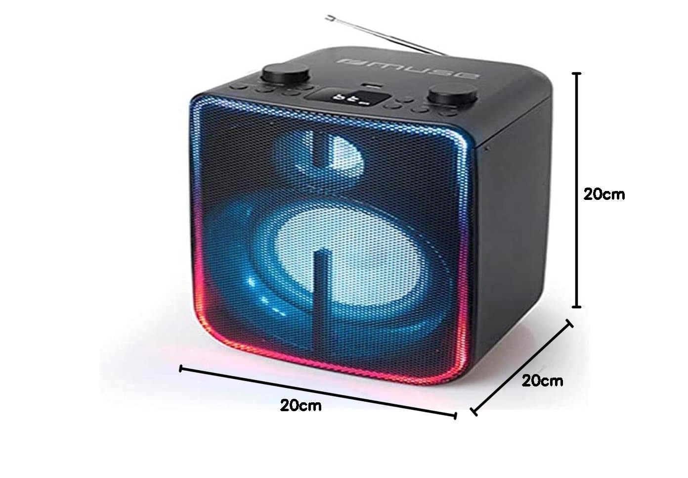 MUSE Enceinte Sono Portable M-1802DJ