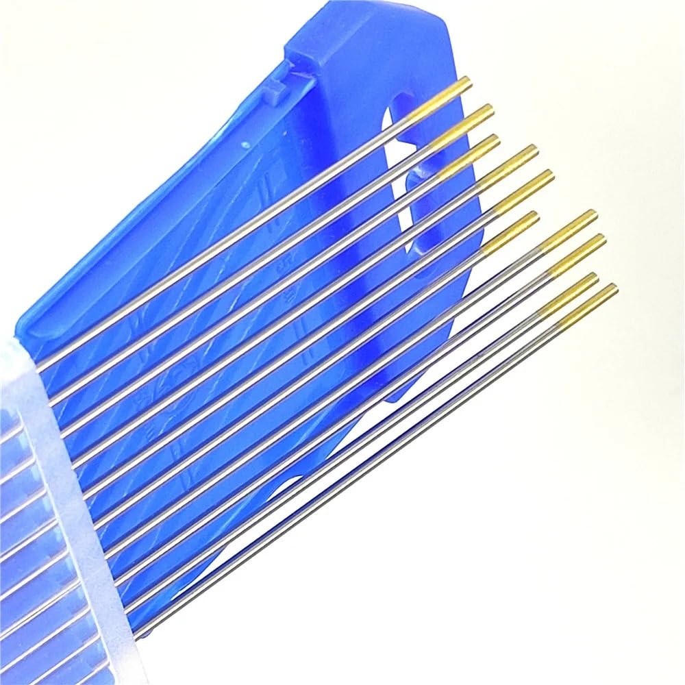 175 mm Profesjonalne elektrody wolframowe, elektrody spawalnicze, 1,0, 1,6, 2,0, 2,4, 3,0, 3,2, 4,0 mm, WL15, złote (rozmiar: 4 mm)