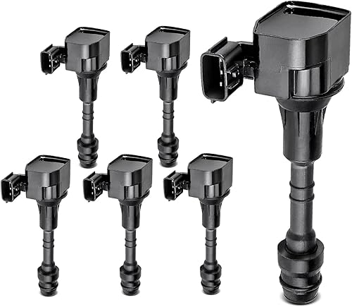 A-Premium Paquete de 6 bobinas de encendido compatibles con vehículos Nissan e Infiniti - 3.0L 3.5L 4.0L - Nissan Frontier 2005-2019, Maxima