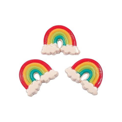Caramelos de gomitas arcoíris (38 gomitas envueltas individualmente) Comestibles para fiestas
