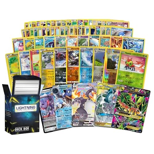50 Pokemon Cards Plus a Rare Legendary Pokemon Card | Bundle with…