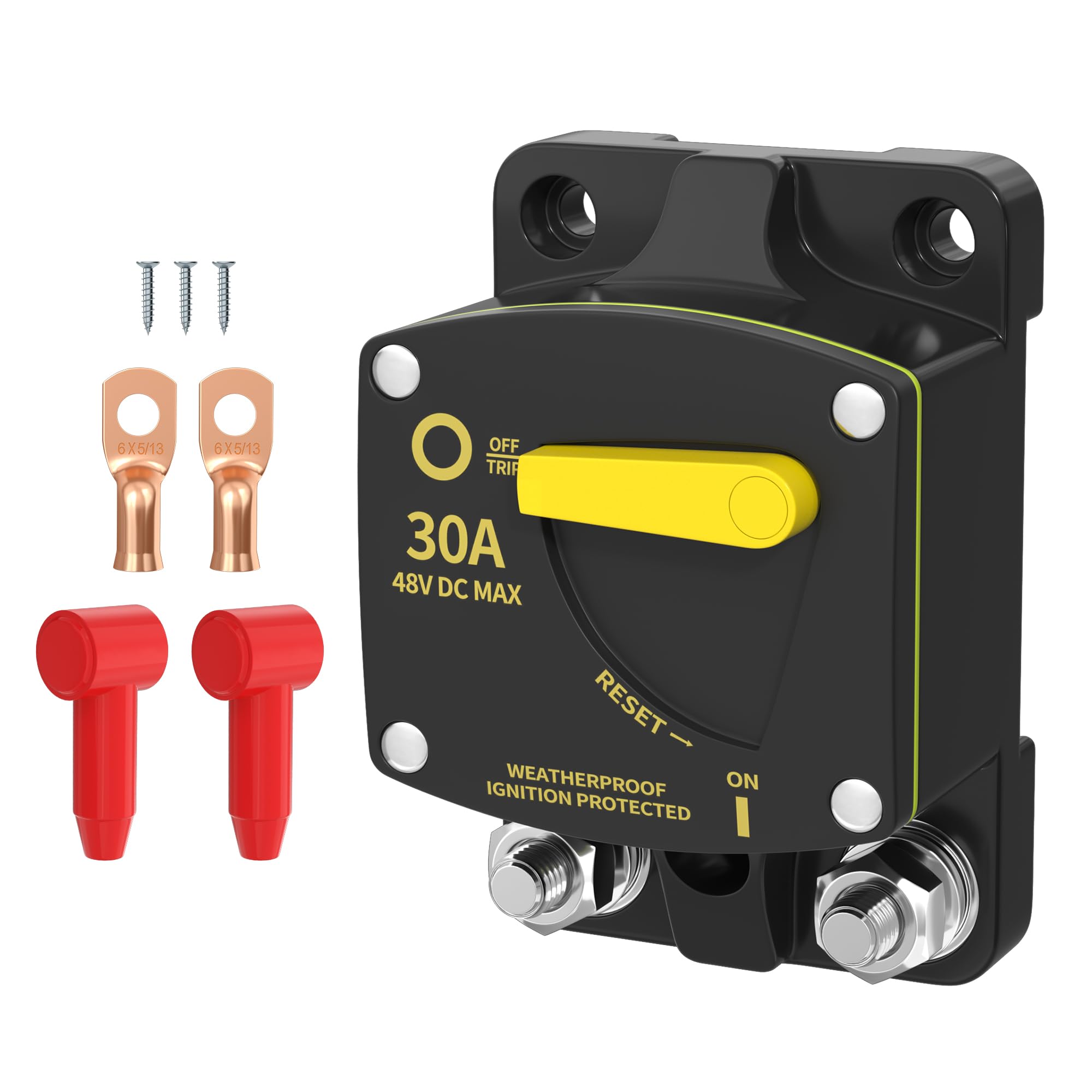 300 Amp Circuit Breaker 12V Automotive Replacement Circuit Breaker Switches & DC Manual Reset 1 Pack — Amazon image 7
