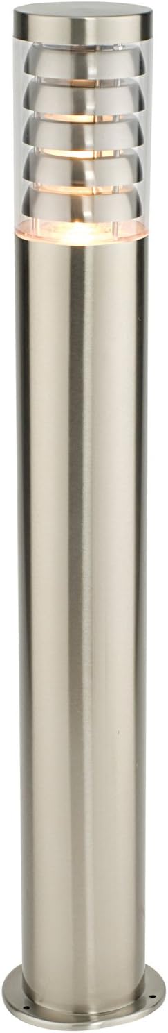 Saxby Tango 9.2W Brushed Stainless Steel IP44 Outdoor Garden LED Floor Bollard Light