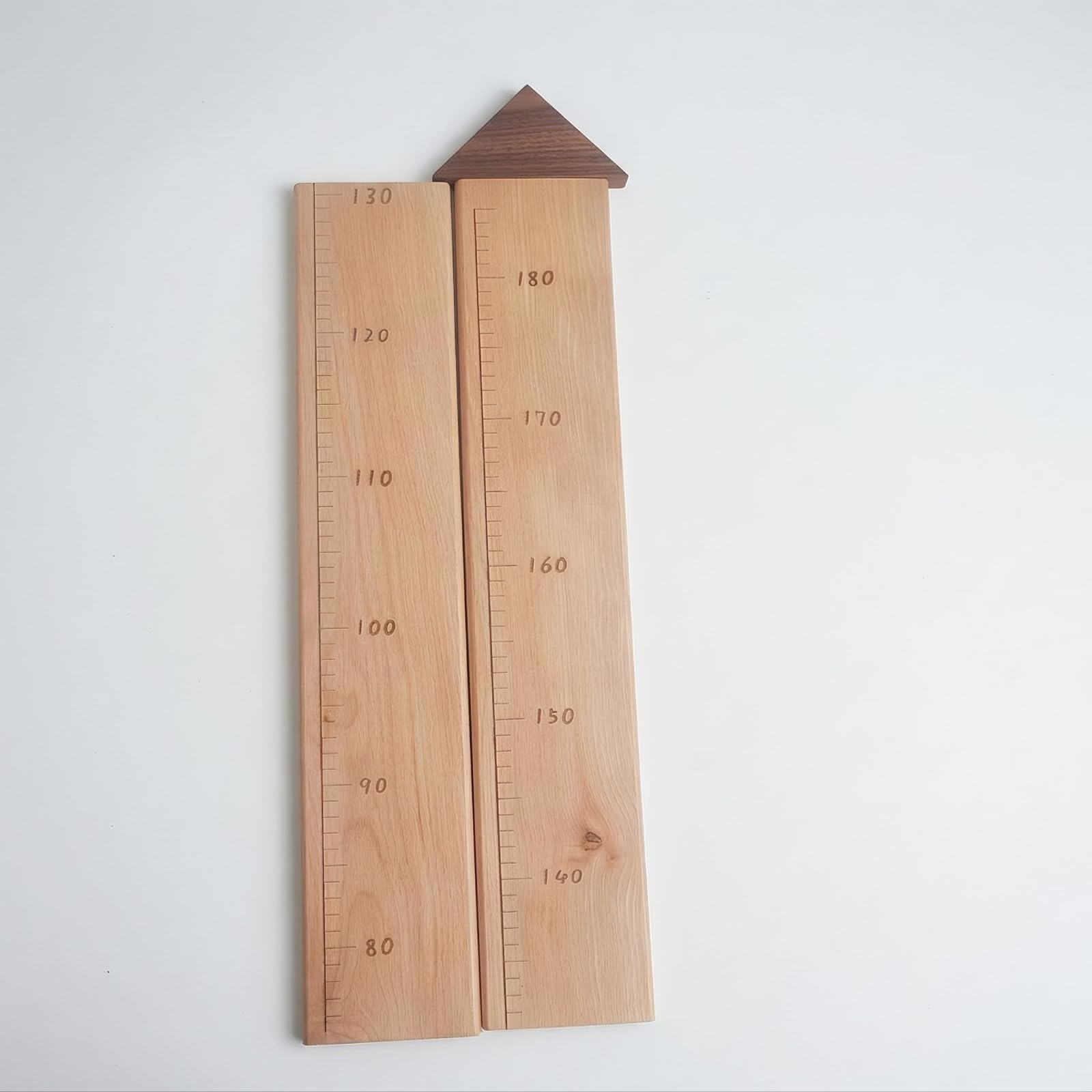 Righello Altezza Bambini Righello Crescita Statimetro Bambini Misuratore Altezza Parete a Forma di Casetta in Legno con, style to 1