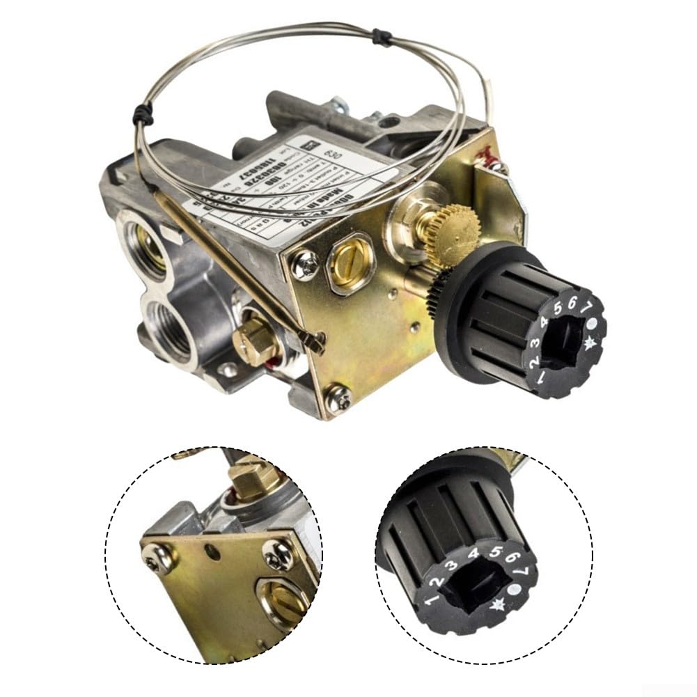 Válvula de gas para modelos SIT 630 Eurosit clasificada para presión máxima de 12 PSI compatible con unidades de chimenea Astria N Glow