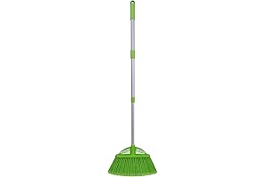 Three-Section Extendable Aluminum Alloy Rod Broom with Telescopic Handle for Effortless Cleaning