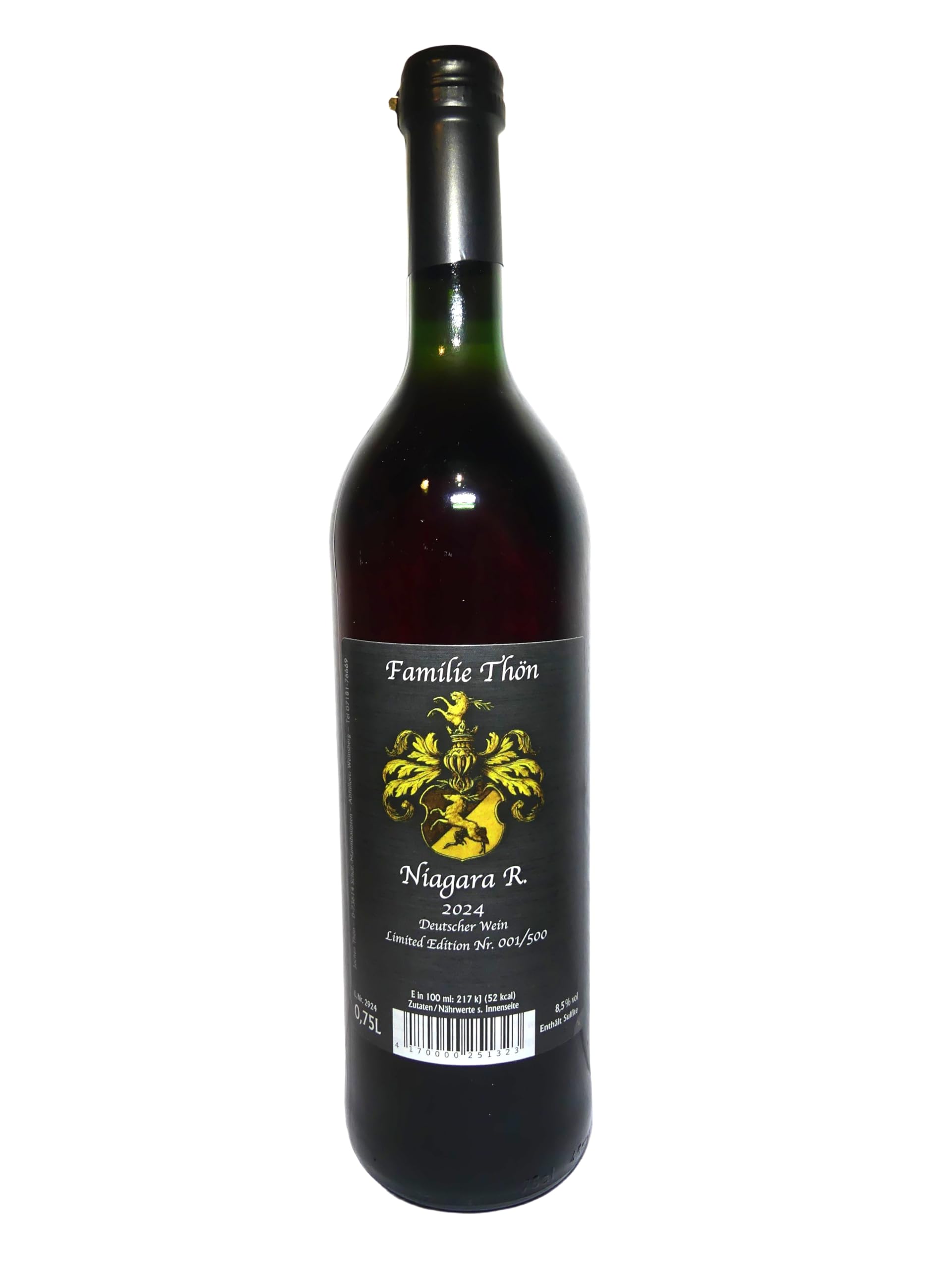 Niagara R - Rosewein halbtrocken - Aromatische Wald-Erdbeere - Limited Edition 2024 - Weingut Thön - 750ml