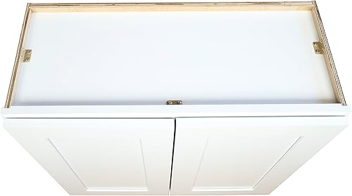 Miniatura 6 de Hollywood Fabiani Design - Armario de cocina para pared, listo para montar, 33 pulgadas de ancho x 12 pulgadas de profundidad x 30 pulgadas de alto,