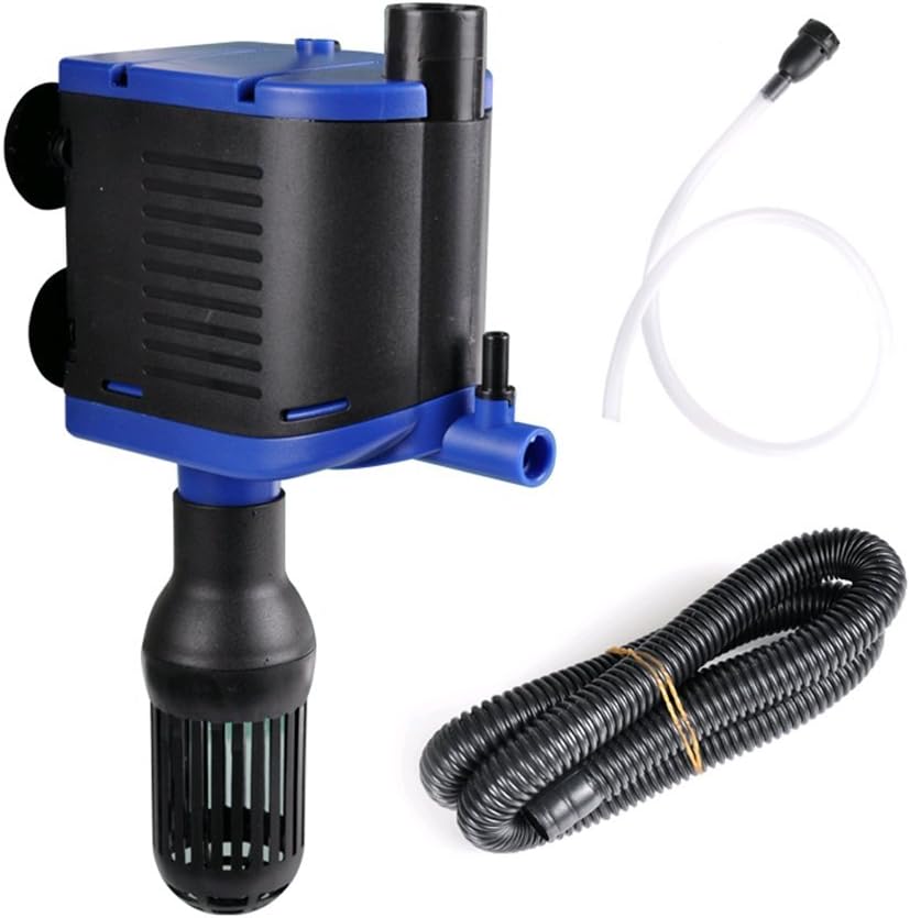 Ruyijixiang Aquarium Triple Submersible Pump Ultra Quiet Filter Pump Oxygen Pump Aquarium Filter,12W