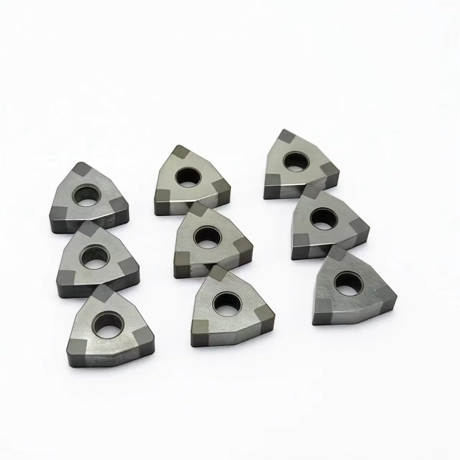 Plaquettes CBN WNMG080408-6T CBN WNMG080404-6T CBN WNMG080412-6T Plaquettes De Tournage Diamantées CNC En Nitrure De Bore Cubique CBN Plaquettes de Carbure CNC(10PCS-WNMG080412-6T)