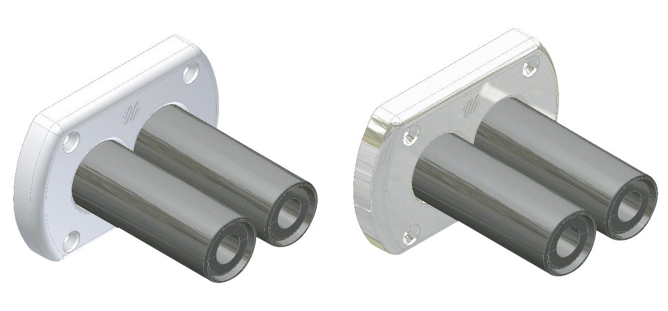 Osculati Passaparatia cromato (Bulkhead Throughout Bush Chromed)