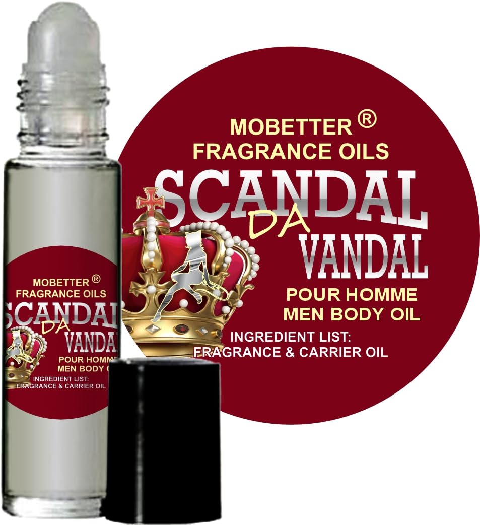 MOBETTER FRAGRANCE OILS Scandal Da Vandal Pour Homme Men Body Oil