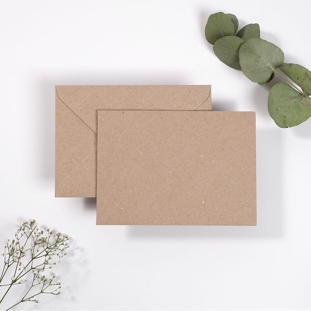 Enveloppes kraft moucheté de qualité supérieure - 100 x 133 mm x 184 mm